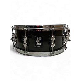 Used SONOR 6X13 axq black midnight sparkle Drum