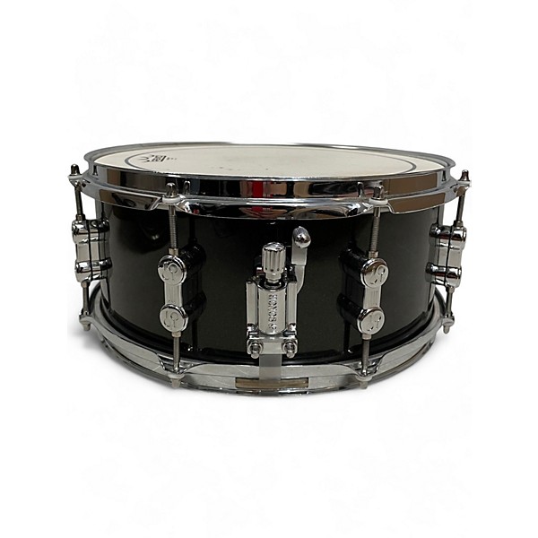 Used SONOR 6X13 axq black midnight sparkle Drum