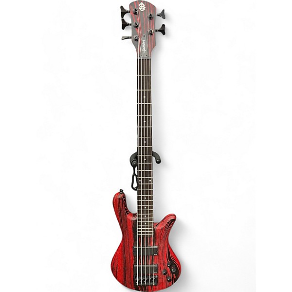 Used Spector Used Spector ns pulse II 5 cinder red Electric Bass Guitar