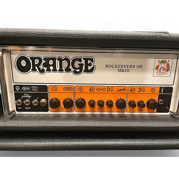 Used Orange Amplifiers Rockerverb 100H MKIII Tube Guitar Amp Head