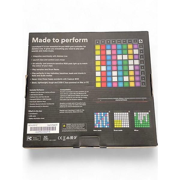 Used Novation Launchpad X MIDI Controller