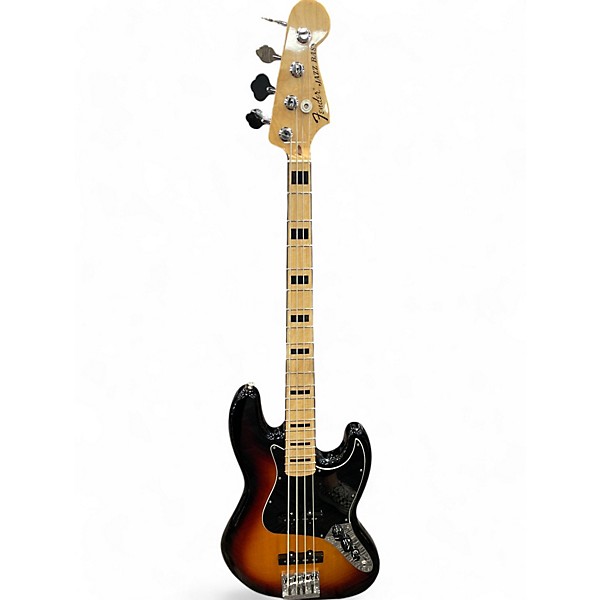 Used Fender Used Fender Geddy Lee Signature Jazz Bass 2 Color Sunburst Electric Bass Guitar