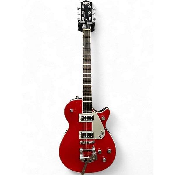 Used Gretsch Guitars Used Gretsch Guitars G5230T Dakota Red Solid Body Electric Guitar