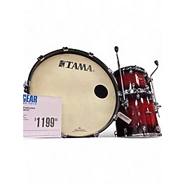 Used 2018 TAMA 3 Piece Starclassic RED MAHOGANY Drum Kit