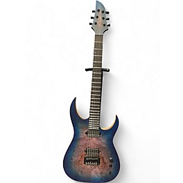 Used Schecter Guitar Research Used Schecter Guitar Research KM6 MKIII Blue Burst Solid Body Electric Guitar