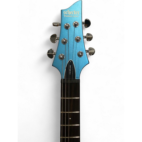 Used Schecter Guitar Research Used Schecter Guitar Research C6 DELUXE SATIN BLUE Solid Body Electric Guitar