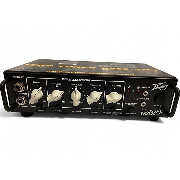 Used Peavey Mini Max 500 Bass Amp Head