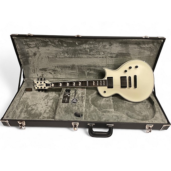 Used ESP Used ESP E-II Eclipse White Solid Body Electric Guitar