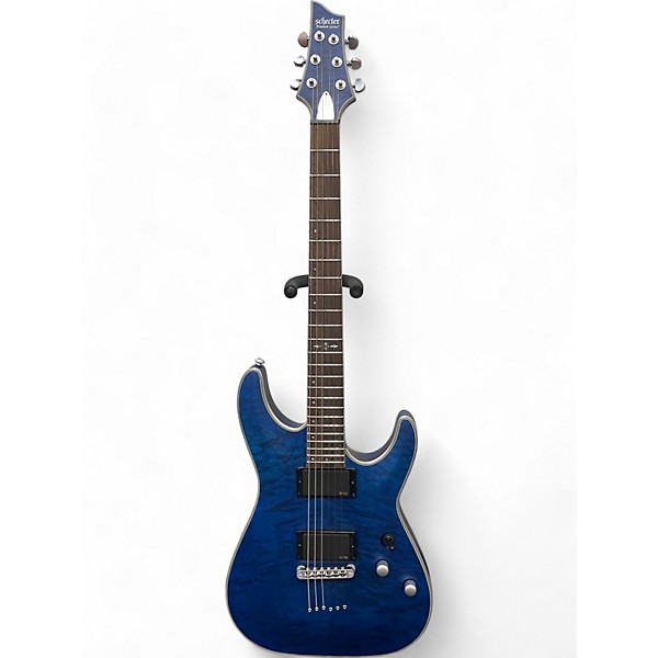 Used Schecter Guitar Research Used Schecter Guitar Research C1 Platinum Blue Solid Body Electric Guitar