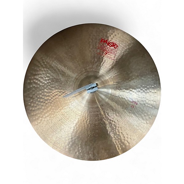 Used 2021 Paiste 24in 2002 Ride Cymbal