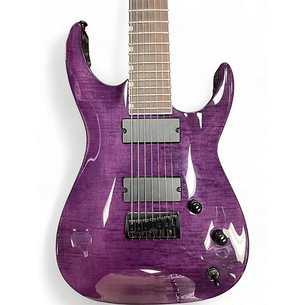 Used ESP Used ESP LTD SH207 Trans Purple Solid Body Electric Guitar