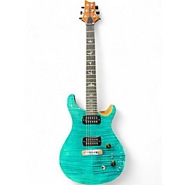 Used PRS Used PRS SE Custom 24 Turquoise Solid Body Electric Guitar