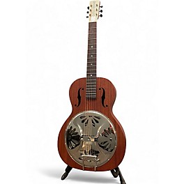 Used Gretsch Guitars Used Gretsch Guitars G9200 Boxcar Round Neck Natural Resonator Guitar