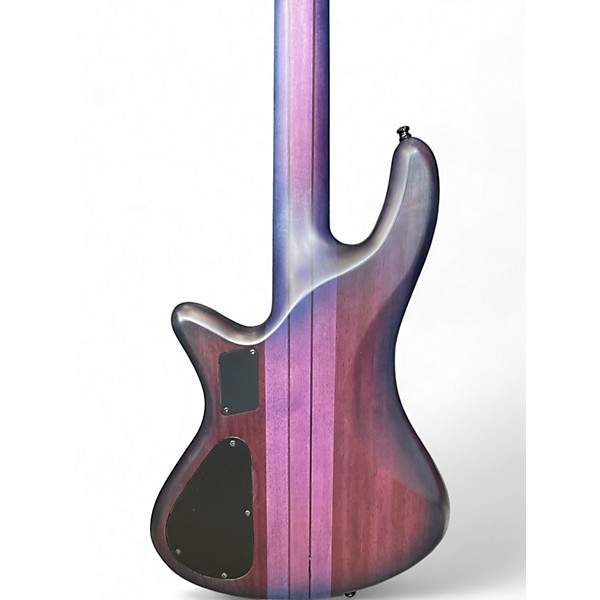 Used Schecter Guitar Research Used Schecter Guitar Research Stiletto Studio 4 Transparent Purple Electric Bass Guitar