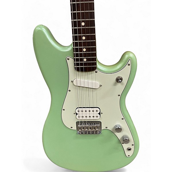 Used Fender Used Fender Duo Sonic HS Surf Green Solid Body Electric Guitar