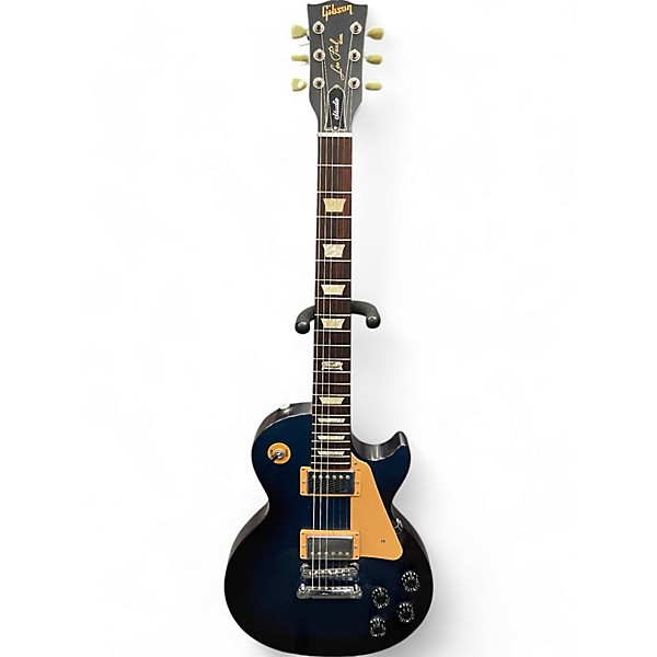 Used Gibson Used Gibson Les Paul Studio 120th Anniversary Blue Solid Body  Electric Guitar Blue | Guitar Center