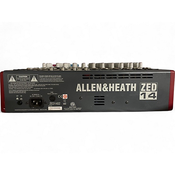 Used Allen & Heath Used Allen & Heath ZED14 Unpowered Mixer