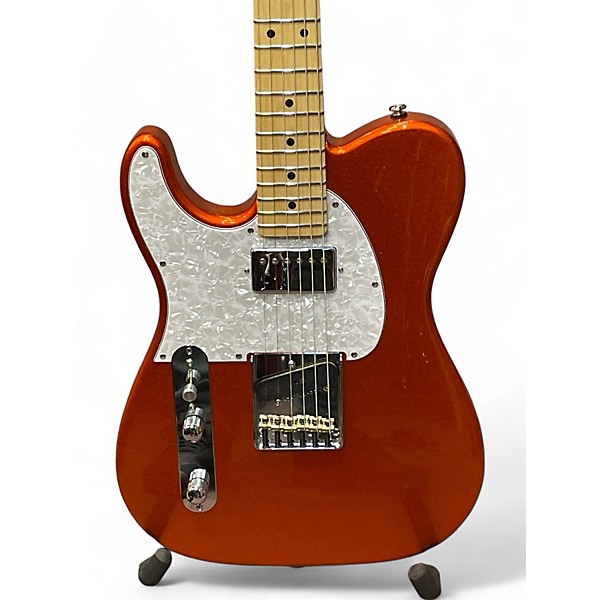 Used G&L FULLERTON ASAT CLASSIC LEFT HANDED Metallic Orange Solid Body Electric Guitar