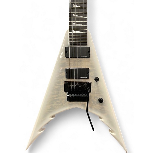 Used Jackson King V KV7Q White Solid Body Electric Guitar