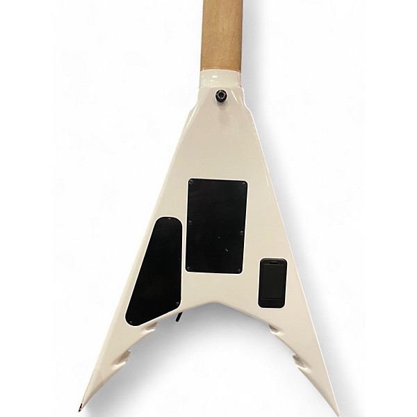 Used Jackson King V KV7Q White Solid Body Electric Guitar