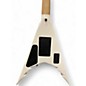Used Jackson King V KV7Q White Solid Body Electric Guitar