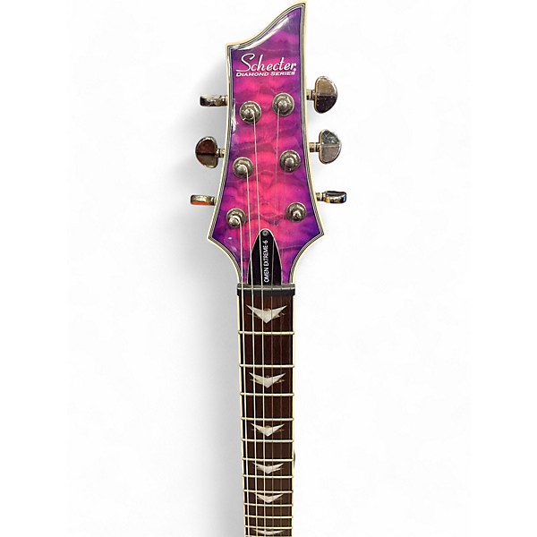 Used Schecter Guitar Research Used Schecter Guitar Research Omen Extreme 6 electric magenta Solid Body Electric Guitar