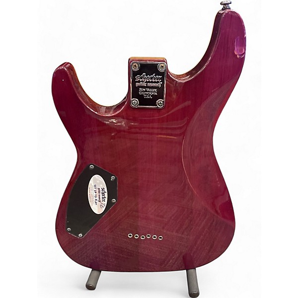 Used Schecter Guitar Research Used Schecter Guitar Research Omen Extreme 6 electric magenta Solid Body Electric Guitar