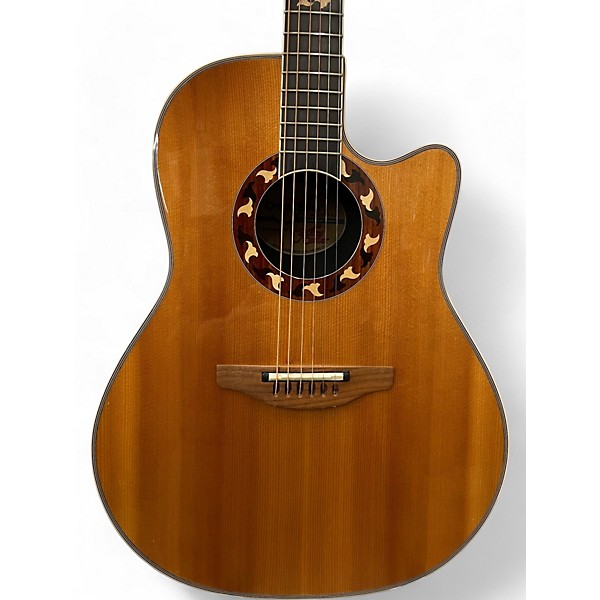 Used Ovation 1777-4GC Natural Acoustic Electric Guitar