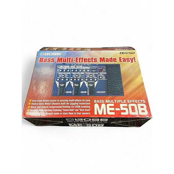 Used BOSS ME50B Bass Multi Bass Effect Pedal