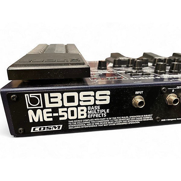 Used BOSS ME50B Bass Multi Bass Effect Pedal