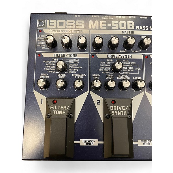 Used BOSS ME50B Bass Multi Bass Effect Pedal