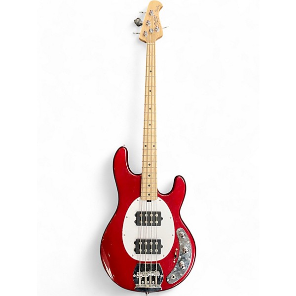 Used Sterling by Music Man Used Sterling by Music Man Ray4HH Candy Apple Red Electric Bass Guitar