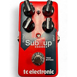 Used TC Electronic Sub N Up Octaver Effect Pedal