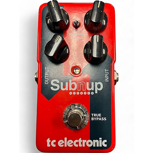 Used TC Electronic Sub N Up Octaver Effect Pedal