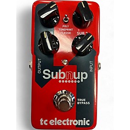 Used TC Electronic Sub N Up Octaver Effect Pedal