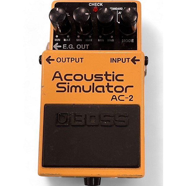 Used BOSS AC2 Acoustic Simulator Effect Pedal