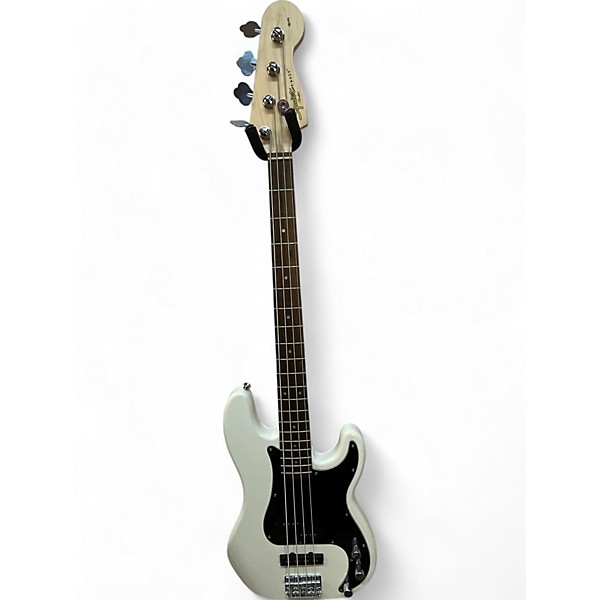 Used Squier Affinity Precision Bass Olympic White Electric Bass Guitar