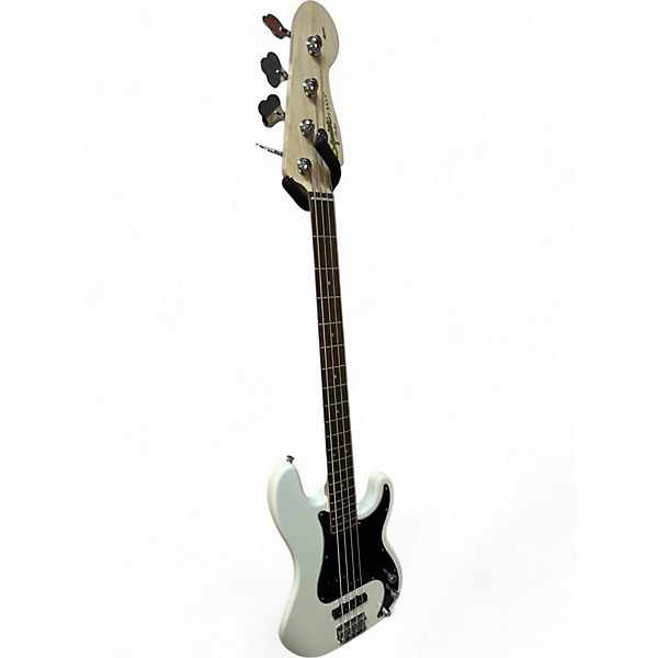 Used Squier Affinity Precision Bass Olympic White Electric Bass Guitar