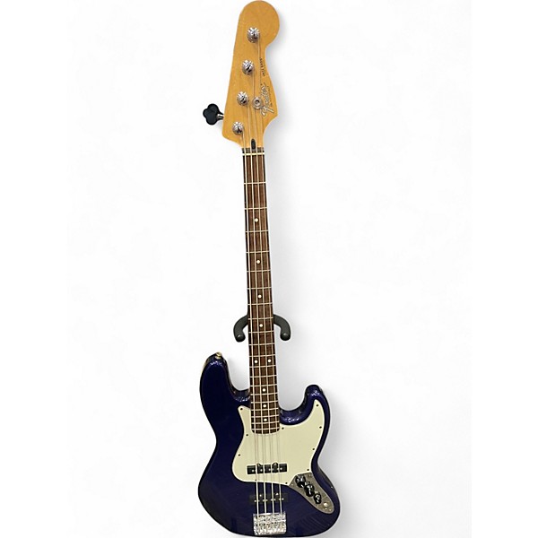 Used Fender Standard Jazz Bass Midnight Blue Electric Bass Guitar