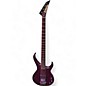 Used Kramer D-1 metallic purple Electric Bass Guitar thumbnail