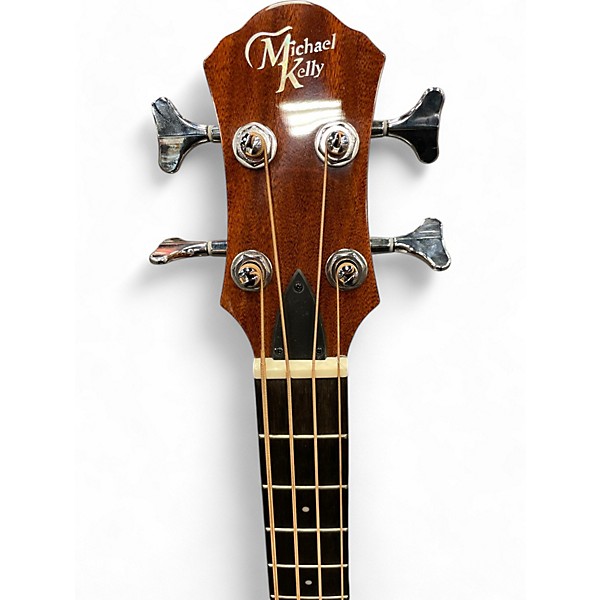 Used Michael Kelly MKSBSKGOFR KOA TRAVEL BASS Natural Acoustic Bass Guitar