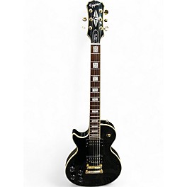 Used Epiphone Used Epiphone Les Paul Custom Left Handed Black Electric Guitar