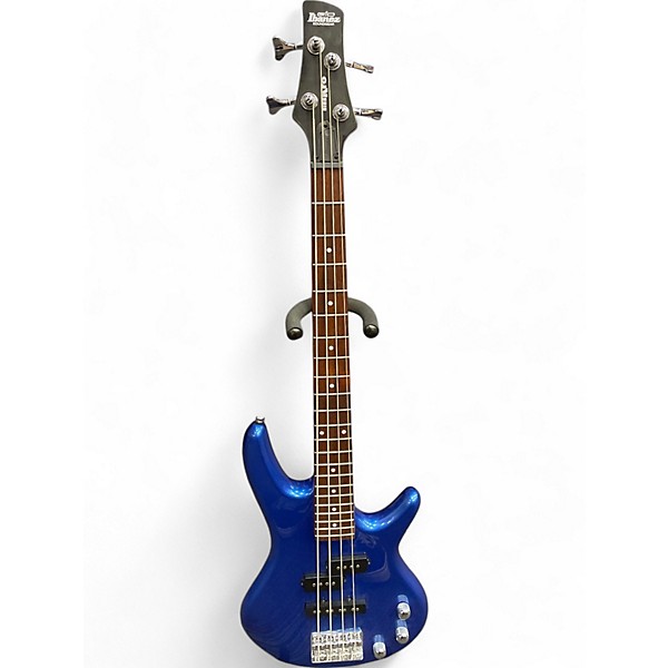 Used Ibanez Used Ibanez GSRM20 Mikro Short Scale Blue Electric Bass Guitar