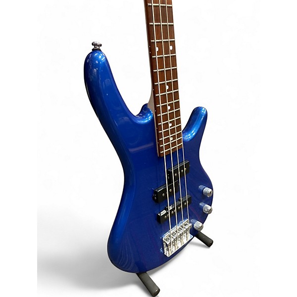 Used Ibanez Used Ibanez GSRM20 Mikro Short Scale Blue Electric Bass Guitar