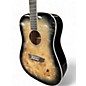 Used Washburn Used Washburn DFDBD-U Deep Forest Burl Black Fade Acoustic Guitar