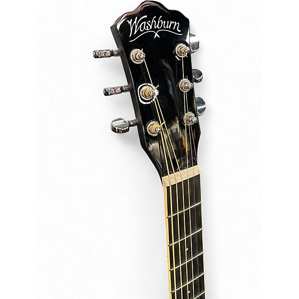 Used Washburn Used Washburn DFDBD-U Deep Forest Burl Black Fade Acoustic Guitar