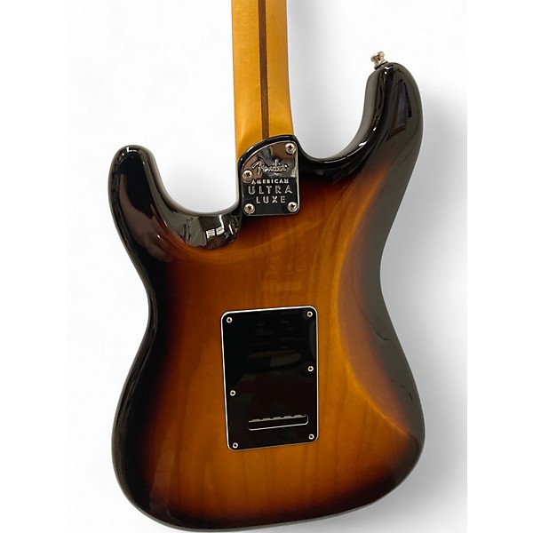 Used Fender Used Fender American Ultra Luxe Stratocaster 2 Tone Sunburst Solid Body Electric Guitar