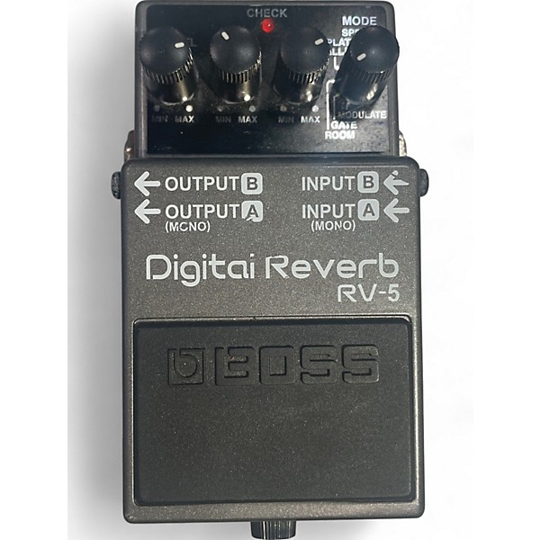 Used BOSS RV5 Digital Reverb Effect Pedal