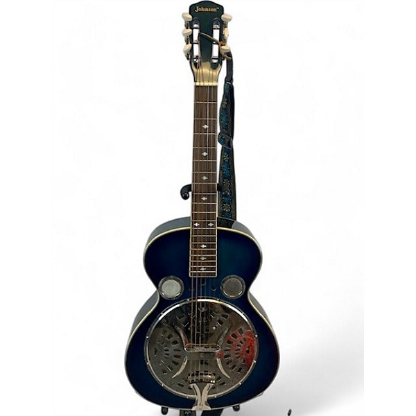 Used Johnson Used Johnson RESONATOR Blue Resonator Guitar