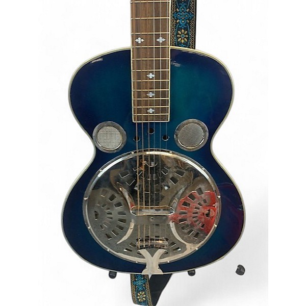 Used Johnson Used Johnson RESONATOR Blue Resonator Guitar